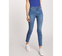 MORGAN Vaquero skinny, talle alto. Color denim