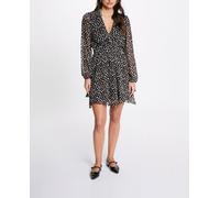 Morgan Vestido corto acampanado. Multicolor 36