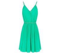 Morgan Vestido Corto Holgado Cadenas Mujer, Verde, 36