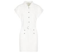 Morgan - Vestido Corto para Mujer, Color Blanco con cinturón, Talla 34, Crudo, 34