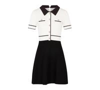 Morgan Vestido punto corto evasé Blanco TP