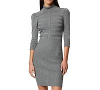 Morgan Vestido estilo jersey ajustado Gris Oscuro XL