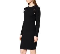 Morgan Vestido estilo jersey ajustado Negro XL