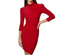 Morgan Vestido estilo jersey ajustado Rojo XL