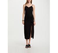 Morgan Vestido midi ajustado. Negro 38