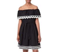 Morgan Vestido, Negro/Off White, 38