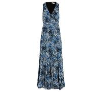 Vestido largo recto estampado multicolor mujer 36