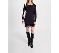 Morgan Vestido punto corto ajustado. Azul oscuro 40/L