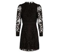 Morgan Vestido Trapecio de Encaje, Negro, 34