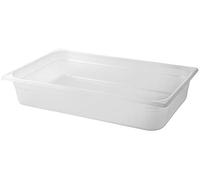 Mori 2 a bpp11100 Gastronorm Polipropileno, 1/1 GN, H100, Transparente/Blanco