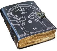 Moria Through Doors of Durin (West Gate), Jrr Tolkien Diario en relieve del Señor del Anillo, cuaderno de hechizos de sombras, mercancía LOTR de tapa dura y decoración de regalos, libros de lotería,