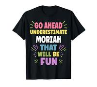 Moriah Personalized Women's Gift Custom Moriah Camiseta