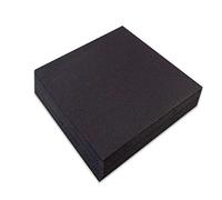 MORIGAMI SER41006781 Servilleta 40 x 40, Airlaid, pliegue 1/4, 50 servilletas, Negro