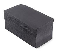 MORIGAMI Servilleta 40x40, 2 capas, pliegue 1/8, 80 servilletas, punta-punta, Negro (SER42107569)