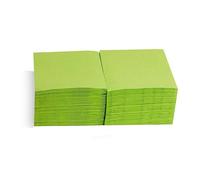 Morigami, Servilleta de Papel Tamaño Cocktail, Pliegue 1/4, Punta Punta, 150 servilletas, Kiwi