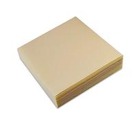 Morigami, Servilleta Premium de tamaño estándar, pliegue 1/4, 50 servilletas, acabado Airlaid, Champagne