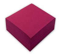 MORIGAMI, Servilleta Premium de tamaño estándar, pliegue 1/4, 50 servilletas, acabado Airlaid, Frambuesa (SER41007703)