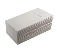 Morigami, Servilleta Premium Kangupocket, Pliegue 1/8, Airlaid, Blanco, 30 servilletas