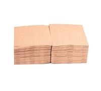 Morigami Servilletas de Papel para Cocktail, Caramelo, Pequeñas 20x20 cm (Desplegadas), Acabado Punta Punta, 2 capas, Paquete de 100 Unidades