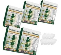 Moringa 10-IN-1 parche, Moringa X Berberina Slimming, 10 en 1 Nano Microneedle, Natural Slimming for Weight Loss, Flat Stomach, Easy to Apply, for Men and Women, Natural Ingredients