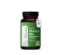 Moringa BIO 1200 mg - 90 cápsulas veganas - Extracto de Moringa Oleifera ecológico - Superalimento con vitaminas, minerales y antioxidantes - 30 días - Vitavea
