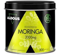 Moringa Capsulas Pura 2000mg - 300 Cápsulas- Antioxidante Natural - Energia | Bienestar Diario y Apoyo Sistema Inmunológico - Moringa Natural con Certificado Ecológico - Sin Estearato de Magnesio -ALDOUS
