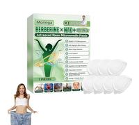 Moringa NAD+ 10 en 1 parches de microneedling parches, moringa x berberina, para deshacerse rápidamente del abdomen, eliminar el abdomen, tonificar las piernas, tiritas ligeras y tonificadoras para
