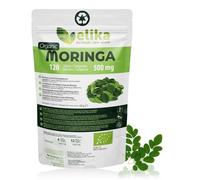 Moringa Oleifera Elikafoods® ORGÁNICA. 120 comprimidos 500 mg. Superfood natural: Vitaminas, proteínas, minerales, antioxidantes. Energizante natural. Vegana, sin gluten y libre de aditivos.