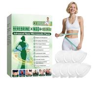 Moringa Parche 10 en 1 con Berberina Natural, Ultra-Fino e Invisible, Suave y Calmante, para Todos los Tipos de Cuerpo, Hombres y Mujeres 7 parches/1 caja (1PC)