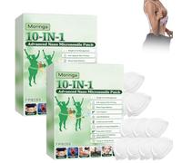 Moringa - Parches avanzados de nano microagujas 10 en 1, parches de moringa y berberina, parches delgados naturales para mujeres y hombres, fórmula suave para todas las pieles (2 cajas)