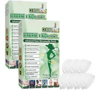 Moringa x Tiritas de berberina, nano microagujas para deshacerse rápidamente del abdomen, Moringa NAD+ 10 en 1 parches de microneedling parches, abdomen, tonificación de piernas, parches naturales, 5