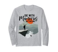 Morir con Recuerdos no sueños Senderismo Senderismo Montañas Puesta del Sol Manga Larga