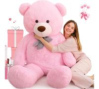 MorisMos Oso Peluche Gigante Rosa 180cm, Suave Osos de Peluche Grande Juguete Animales, Kawaii Osito Teddy Bear para Niñas Niños Novia Esposa Regalos de San Valentín Cumpleaños