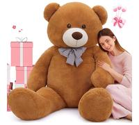 MorisMos Oso Peluche Gigante XXXL 180cm, Marrón Osos de Peluche Juguete Animales Grande para Novia, Osito Teddy Bear Suave, Kawaii Regalos San Valentin para Niñas Niños Madres Cumpleaños Navidad