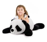 MorisMos Panda Peluche Blanco y Negro, 80cm Panda Juguete de Peluche Animales Grande Suave Bonito, Panda Teddy Kawaii Regalos San Valentin para Niños Niñas Novia Madre Cumpleaños Navidad