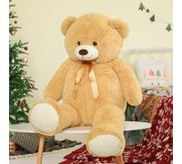 MorisMos XXL Oso de Peluche Gigante, 150cm Marrón Osito Grande Kawaii Suave, 1.5m Teddy Bear Regalo para Niños Novia Cumpleaños San Valentín Decoración