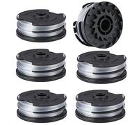 Moritale Bobina de Hilo para Parkside LIDL Akku PRTA 20-Li C3 A1 B2 PRT 550 A1 A3 PRT 300 A1 línea de Carretes Repuestos Desbrozadora (6 piezas)