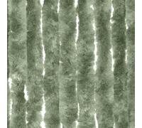 Moritz Cortina de felpilla de felpilla, 100 x 200 cm, oliva, para puerta, como protección contra insectos, para camping y caravanas