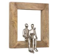 Moritz Marco de escultura con texto en alemán "Gemeinsam was kommt I Zusammen sein I Zusammen sein I 22 x 3 x 25 cm | Rahmen zum Aufhängen I I I Mangoholz Holz Deko I Wohnzimmer Deko I Wand Deko I