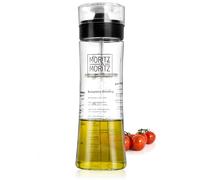 Moritz & Moritz Vaso Mezclador de Aliños 500 ml - Vaso Mezclador con Escala, 3 Recetas en Alemán e Inglés, Antigoteo, a Prueba de Fugas, apto para Lavavajillas - Para aliños de Ensaladas y Salsas