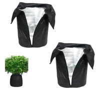 Morkite 2 unidades de protección térmica para macetas, protección de invierno para plantas en macetas, cubiertas para plantas, protección contra el frío, protección contra heladas, bolsa protectora
