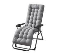 Morkite Cojín Acolchado para Tumbona, con reposapiés, 170 x 50 cm, cojín Acolchado para sillón Relajante, cojín reclinable para Patio, cojín para Tumbona, Acolchado para jardín, Interior y Exterior