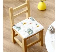 Morkite Cojín redondo para silla, cojín de asiento para niños, suave, cómodo, antideslizante, con cintas, para exterior e interior, silla de jardín