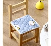 Morkite Cojín redondo para silla, cojín de asiento para niños, suave, cómodo, antideslizante, con cintas, para exterior e interior, silla de jardín