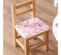 Morkite Cojín redondo para silla, cojín de asiento para niños, suave, cómodo, antideslizante, con cintas, para exterior e interior, silla de jardín