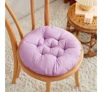Morkite Cojines Sillas Jardin Pack 4 Cojines Redondos Cojines de Asiento para Sillas de Terraza Cocina Patio Balcón Salón, 40x40cm para Decoración Interior o Exterior