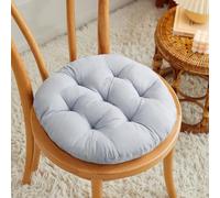 Morkite Cojines Sillas Jardin Pack 4 Cojines Redondos Cojines de Asiento para Sillas de Terraza Cocina Patio Balcón Salón, 40x40cm para Decoración Interior o Exterior