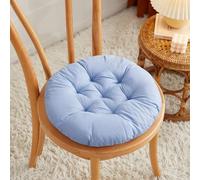 Morkite Cojines Sillas Jardin Pack 4 Cojines Redondos Cojines de Asiento para Sillas de Terraza Cocina Patio Balcón Salón, 40x40cm para Decoración Interior o Exterior