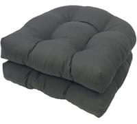 Morkite Juego de 2 cojines para silla, sillón, respaldo, cojín de asiento de 48 x 48 cm, cojín adecuado para exteriores, cojines