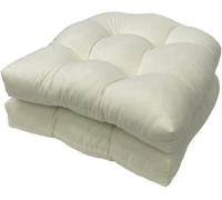 Morkite Juego de 2 cojines para silla, sillón, respaldo, cojín de asiento de 48 x 48 cm, cojín adecuado para exteriores, cojines